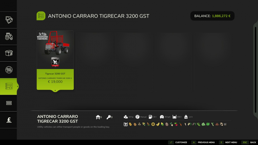 Antonio Carraro Tigrecar 3200 GST v1.0