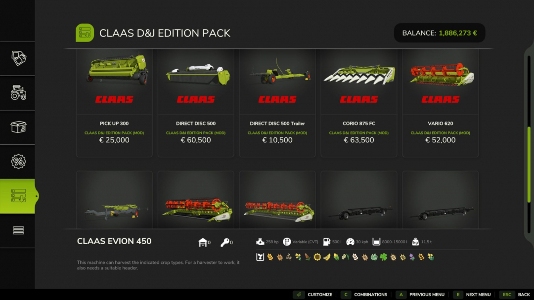 Claas Pack V1.0