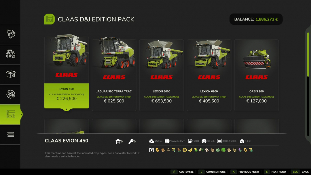 Claas Pack V1.0