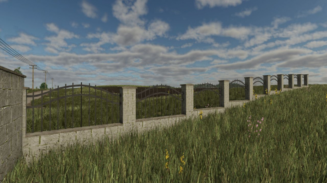 Concrete Tile Fence (Prefab) V1.0
