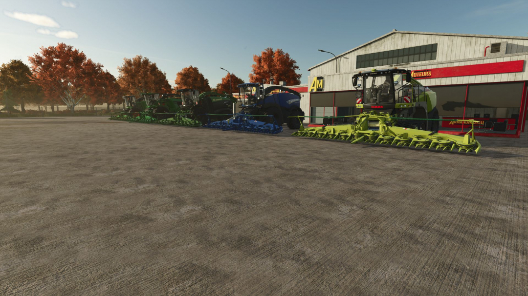 Cutting unit pack for forage harvesters V1.2
