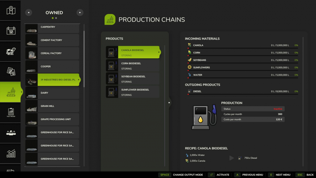 DF Industries Stationary Biodiesel Production V1.0.1