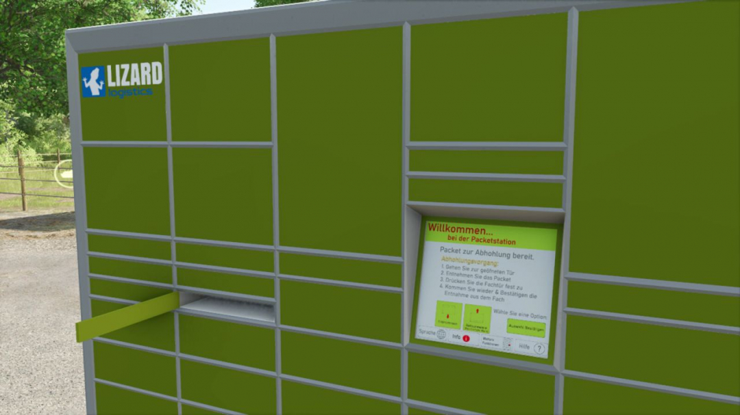 Lizard Parcel Locker Pack V1.0
