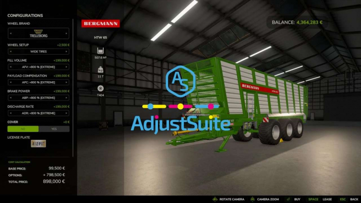 fs25-mods, Adjust Suite v1.0.0.4