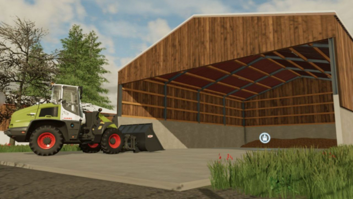 fs25-mods, Covered wooden manure storage V1.0