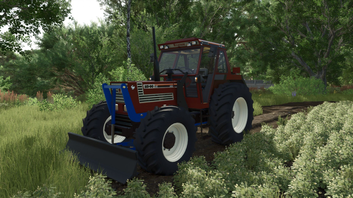 fs25-mods, Fiatagri 140-90 with front blade V1.0