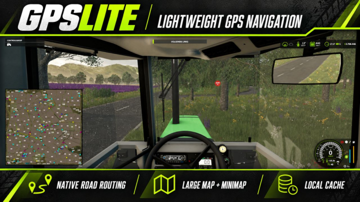 fs25-mods,  GPS Lite V1.2.1