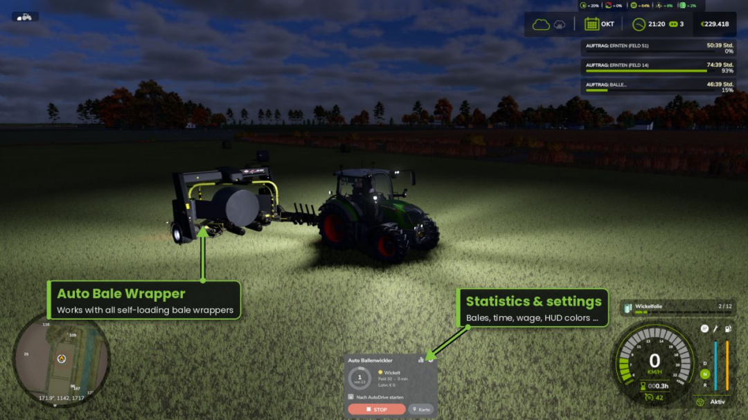 Auto Bale Wrapper V1.0.8