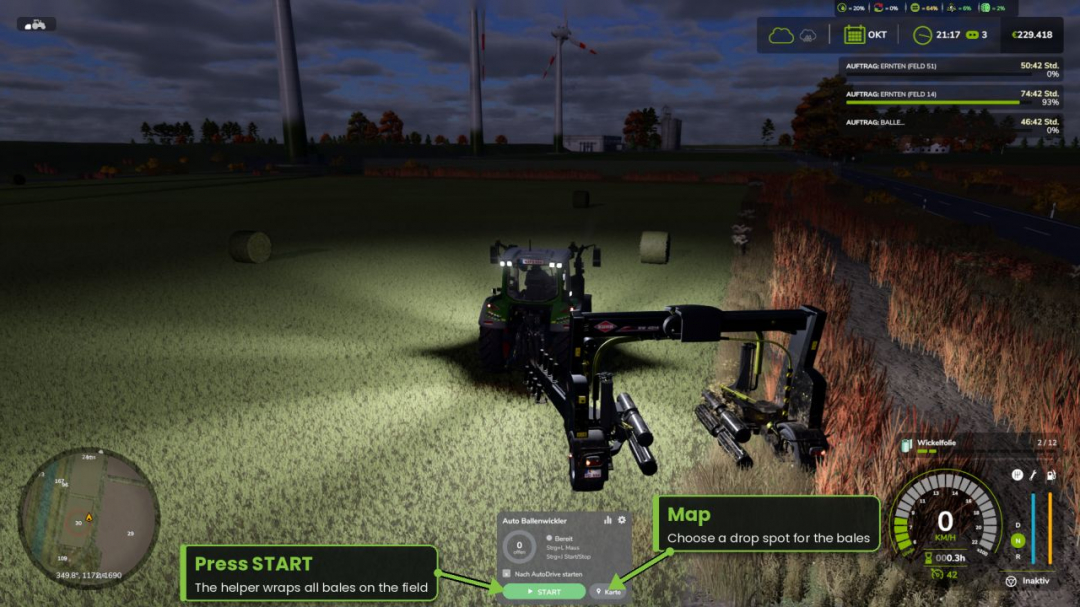 Auto Bale Wrapper V1.0.9