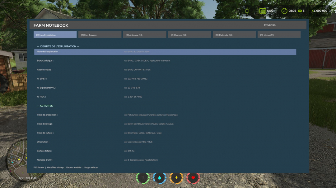 Farm Notebook v1.0