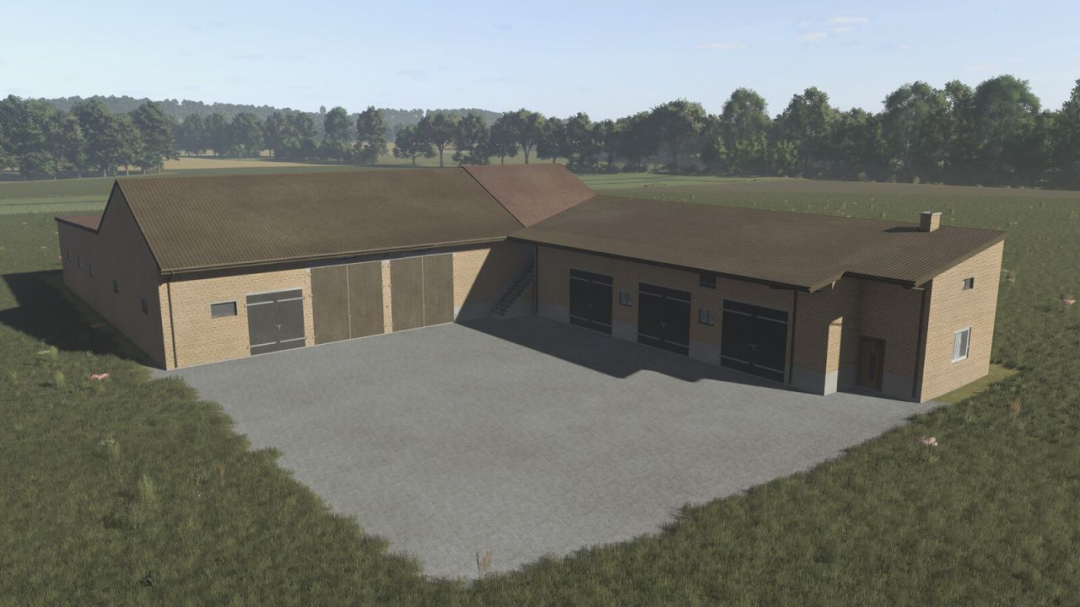 Polish Pigsty With Barn V1.0