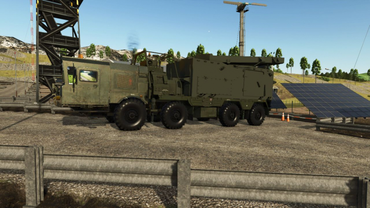 fs25-mods,  MZKT-7930 (8×8 Heavy Chassis with Radar / Mobile Electronic Warfare Platform) V1.0