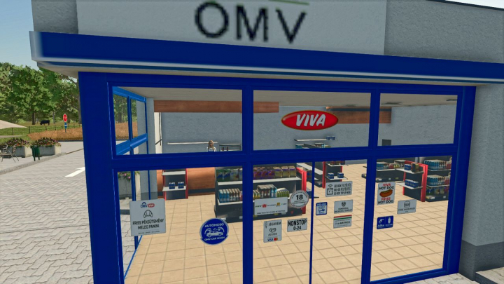 fs25-mods,  OMV Gas Station V1.2