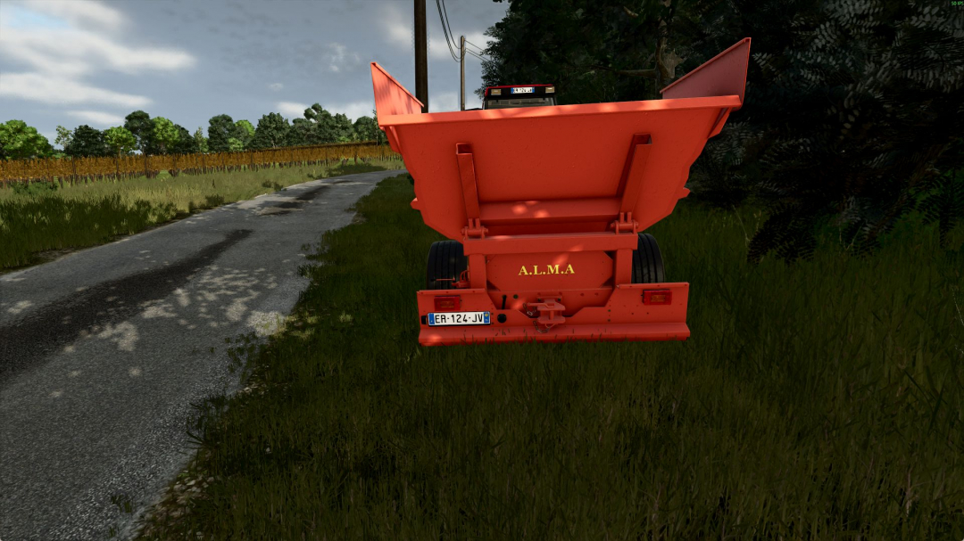 Alma grape harvesting bin V1.0