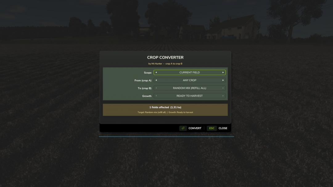Crop Converter V1.1