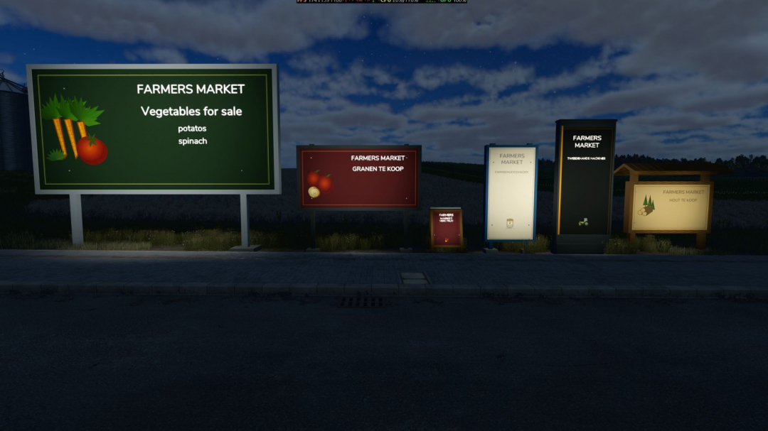 Farmers Market Signs V1.0