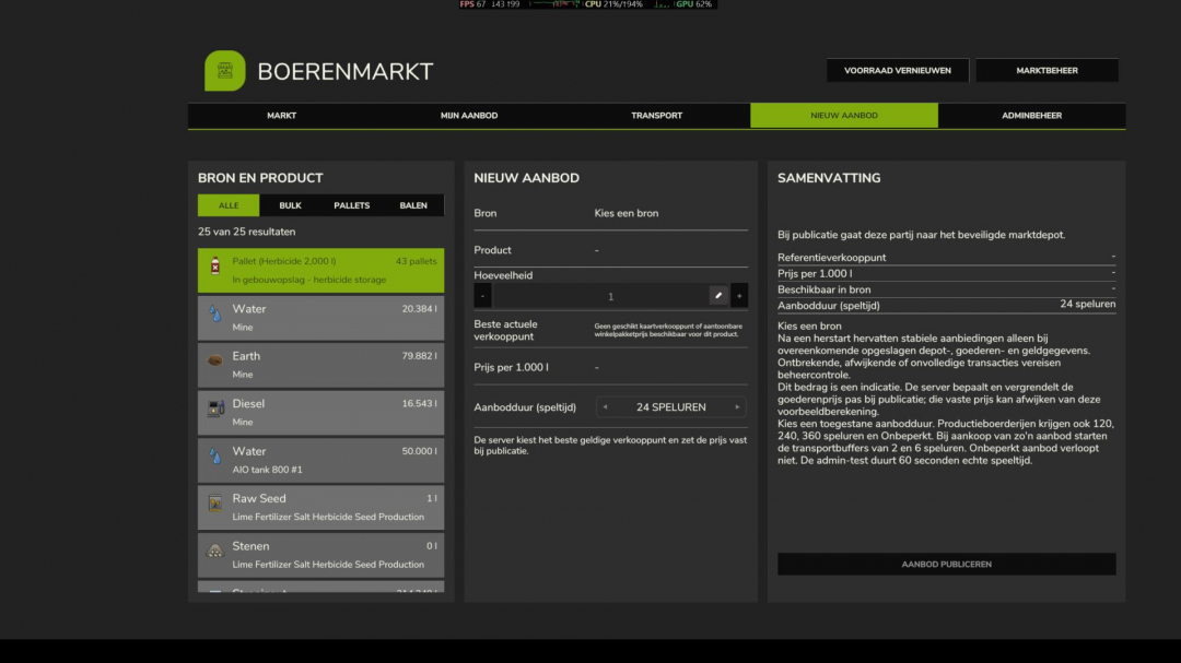 Farmers Market (multiplayer) v1.0