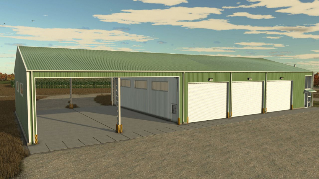 Metal Hall With Workshop V1.0