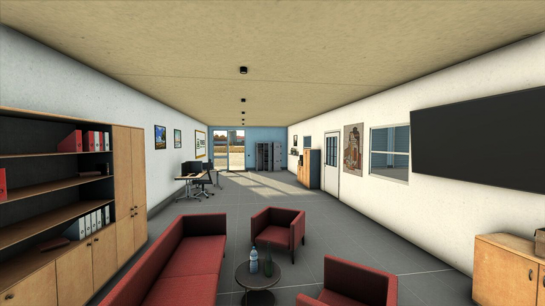 Metal Hall With Workshop V1.0