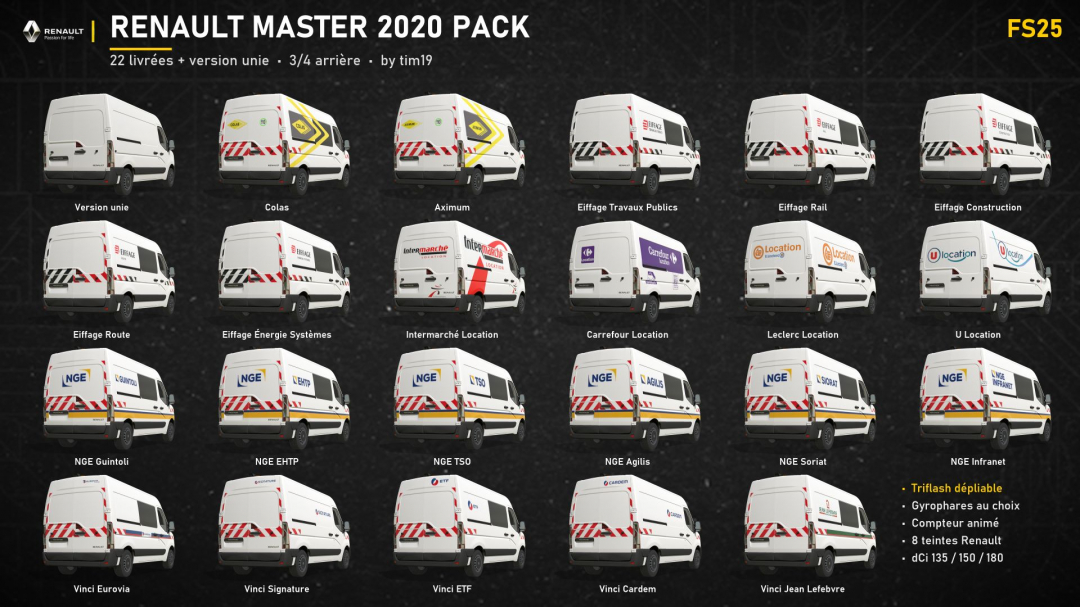 Renault Master 2020 Pack V1.0