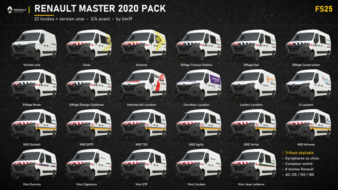 Renault Master 2020 Pack V1.0