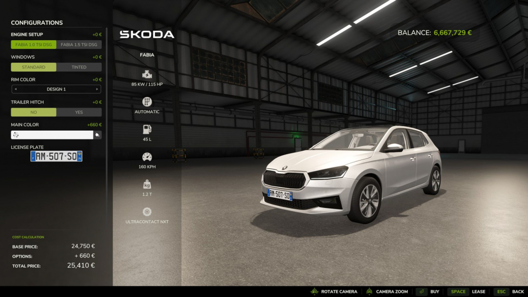 Skoda Fabia Edit V1.0