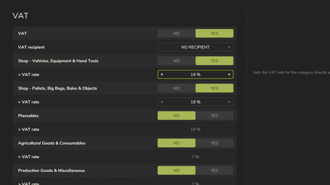VAT System V1.0