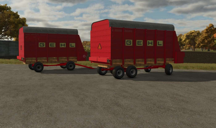 fs25-mods,  Gehl BU910 Forage Boxes v1.0
