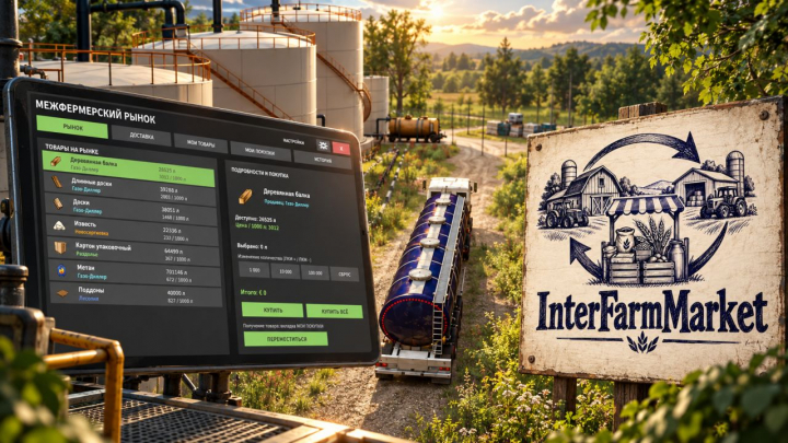 fs25-mods,  InterFarm Market — Inter-farm market v1.0