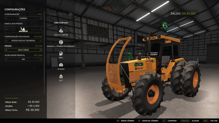 fs25-mods, Valmet 1280/1580 chipped V1.2