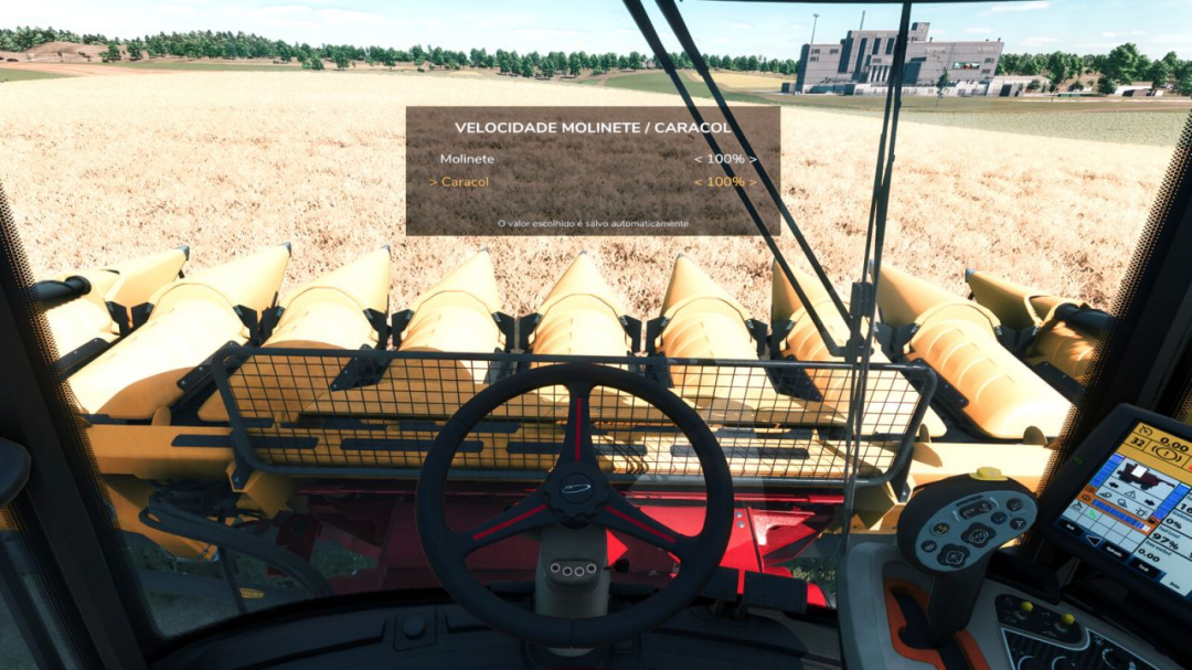 Adjust Reel and Auger Speed V1.0