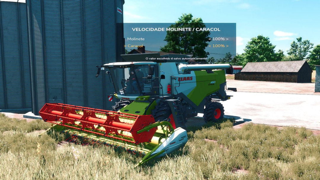 Adjust Reel and Auger Speed V1.0