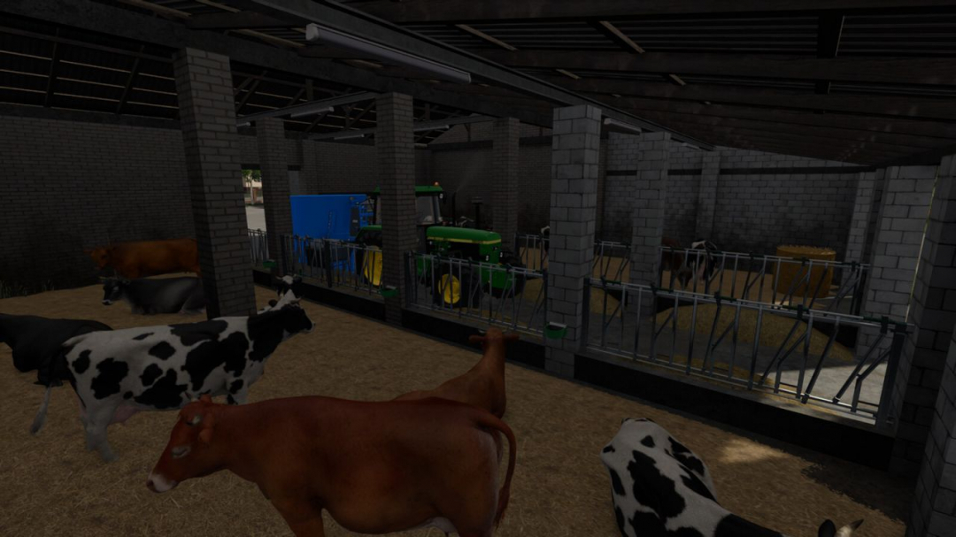Big Barn With Cows V1.1