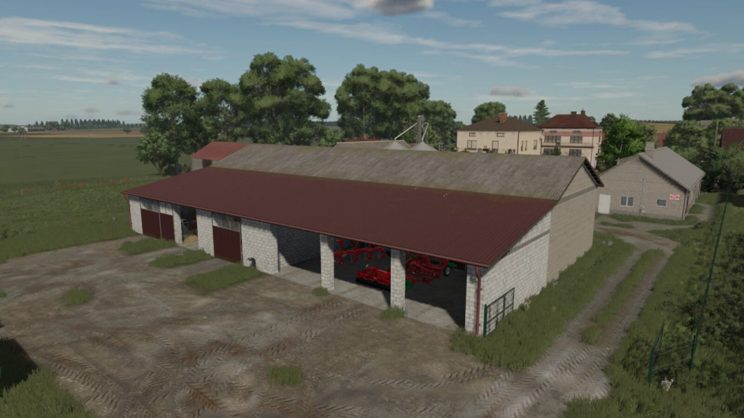 Big Barn With Cows V1.1