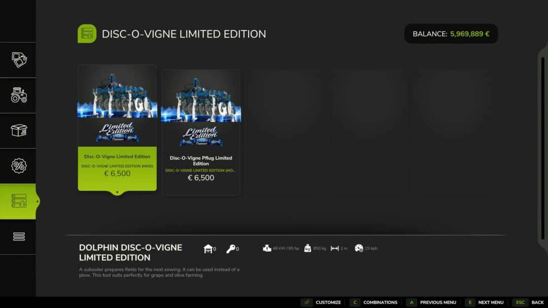 Disc O Vigne Limited Edition V1.0