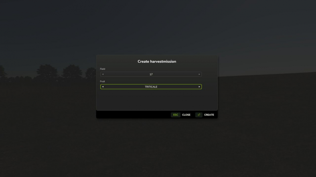 Harvestmission Creator V1.0