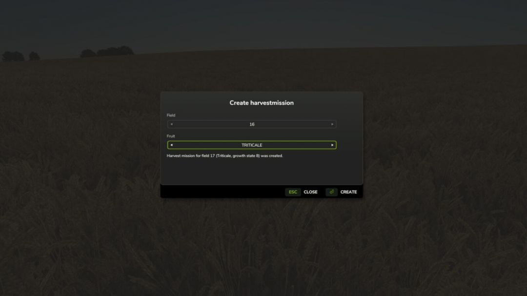 Harvestmission Creator V1.0
