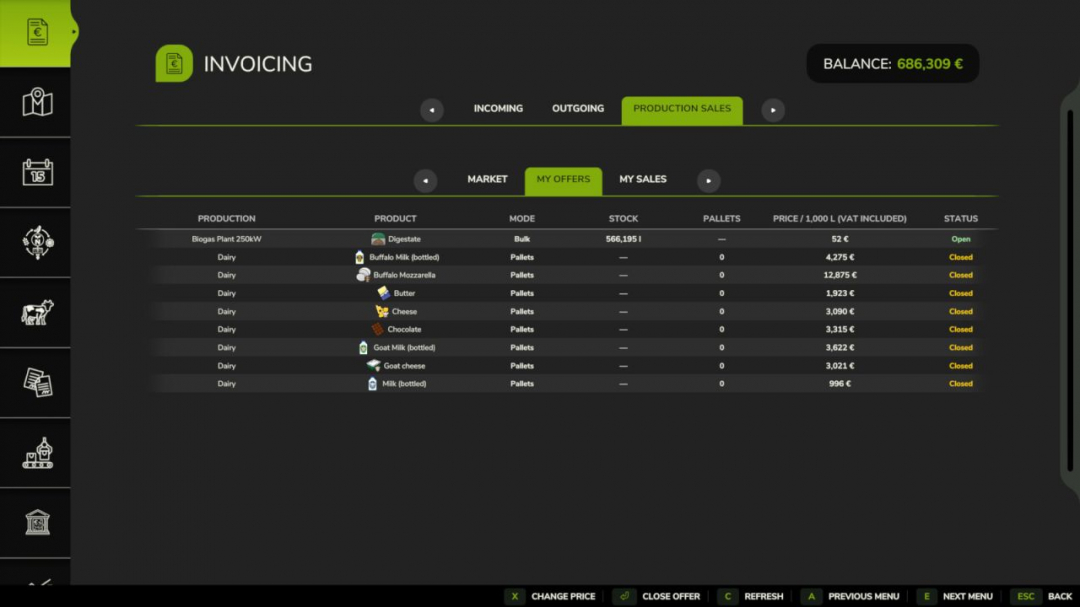 Invoices Production Sales V1.0