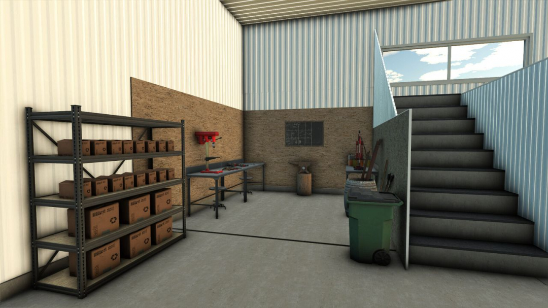 Metal Hall With Workshop V1.0.0.1
