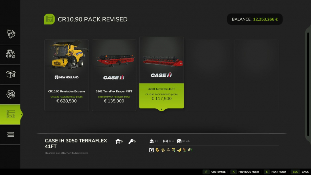 New Holland CR10 Pack Revised V1.8