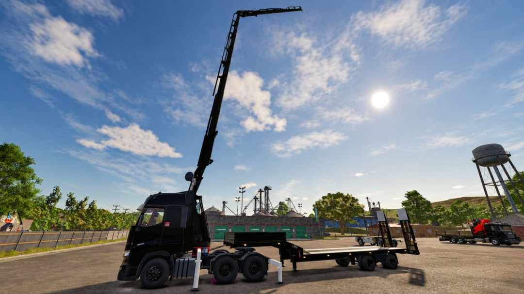 Renault T HMF 60 20 Crane + Fly jib v1.0