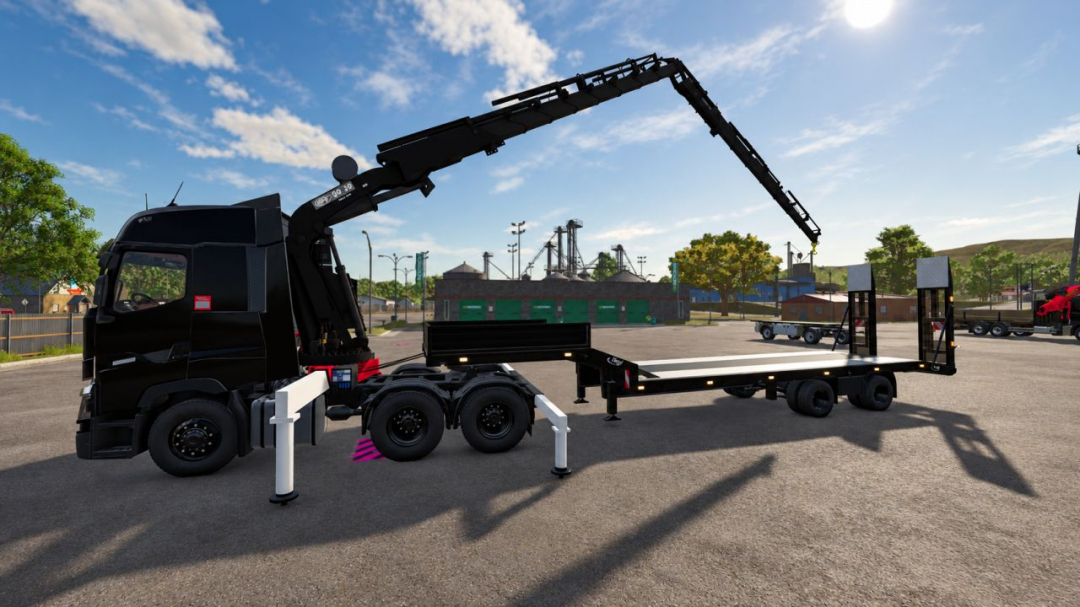 Renault T HMF 60 20 Crane + Fly jib v1.0