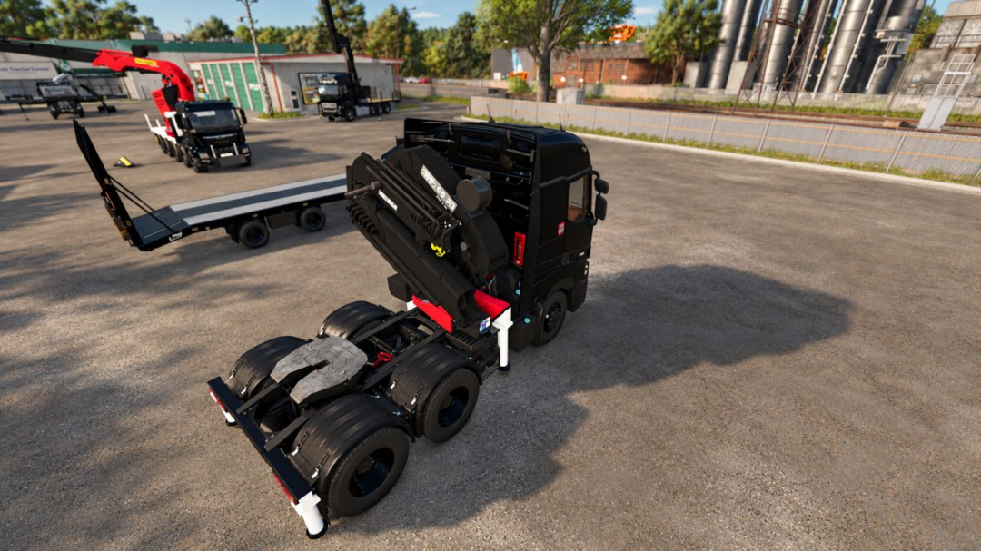 Renault T HMF 60 20 Crane + Fly jib v1.0