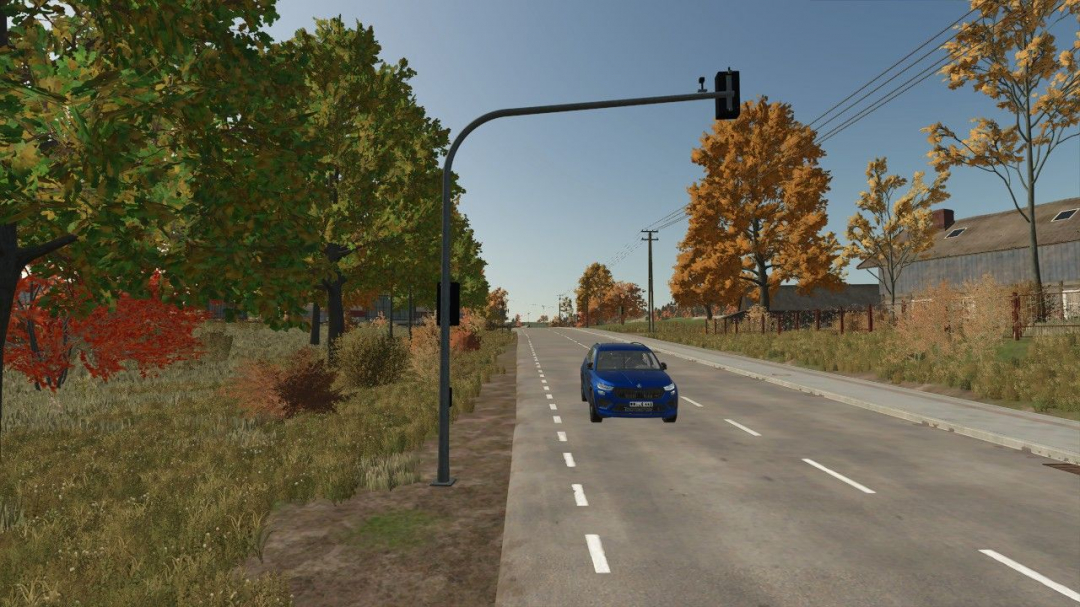 Small orange-red traffic light V1.0