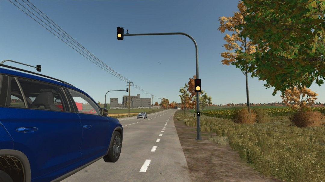 Small orange-red traffic light V1.0