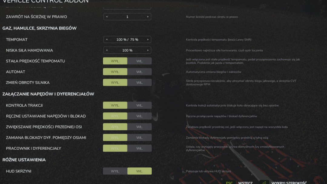 Vehicle Control Addon (VCA) V1.0