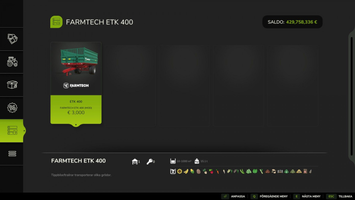 fs25-mods,  Farmtech ETK401 V2 V1.0