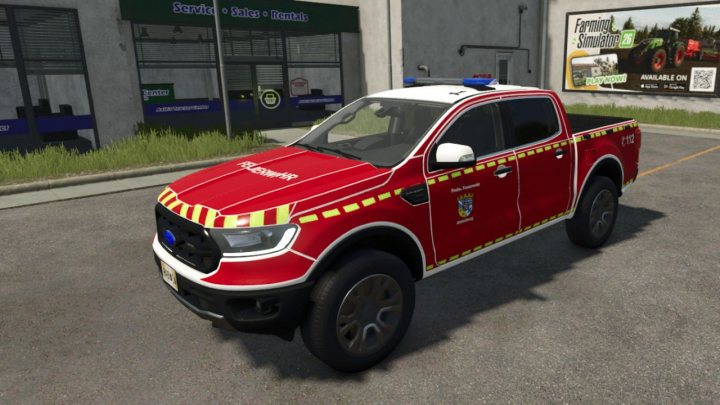 fs25-mods, Mittelberg Volunteer Fire Department Design Ford Ranger V1.0