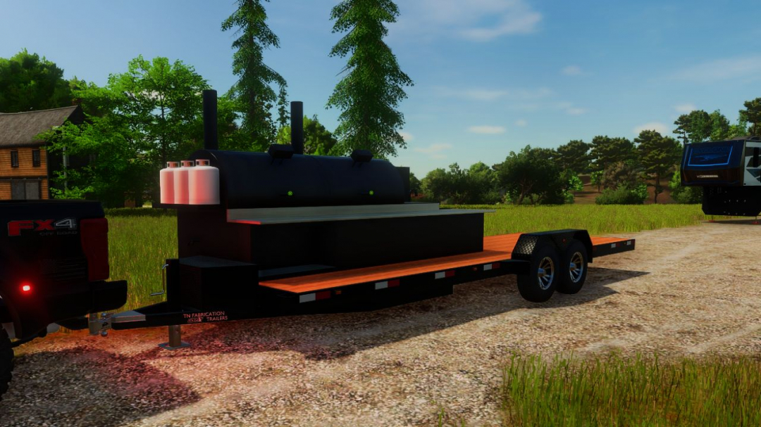 2026 TNF BBQ Pit Smoker Trailer V1.0