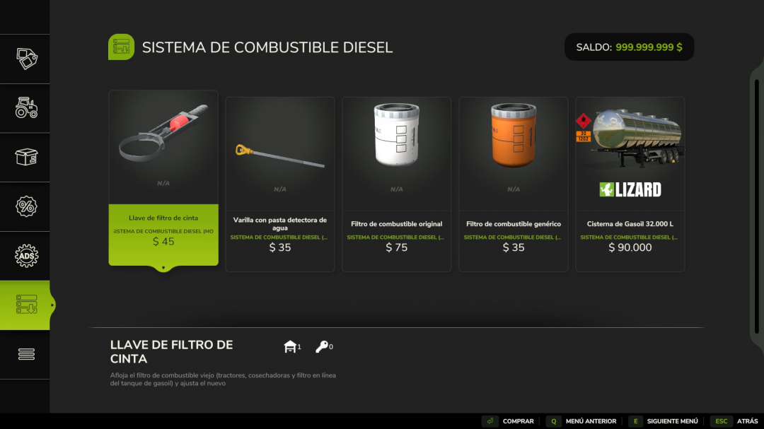 Diesel Fuel System V1.0